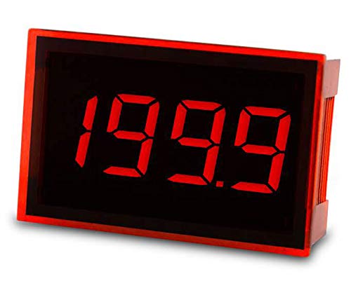 SP 300 | LASCAR SPLASH PROOF ULTRA LOW PROFILE, LED VOLTMETER, 8 PIN VERSION, 3.5 DIGITS,9.4MM HIGH, RED
