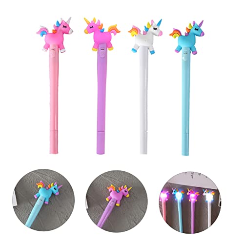 Set de bolígrafos con luz Homoyoyo diseño caricatura miniatura 5