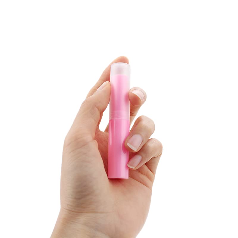 Miniatura 2 de 30 tubos vacíos de brillo labial de 0.1 fl oz, tubos de lápiz labial, recipientes de bálsamo labial recargables de plástico giratorio para