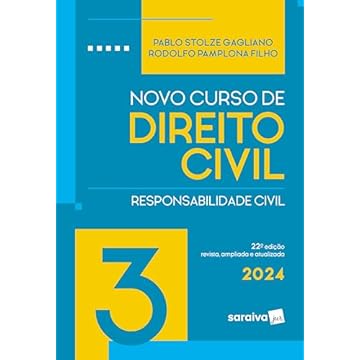 Capa do livro Novo Curso De Direito Civil - Responsabilidade Civil - Vol. 3 - 22ª edição 2024: Volume 3