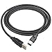 CREATOR Firewire IEEE 1394 6 Pin Male to USB 2.0 A Male Adaptor Convertor Cable for Printer, Scanner, Digital Camera, Hard Disk - 6ft