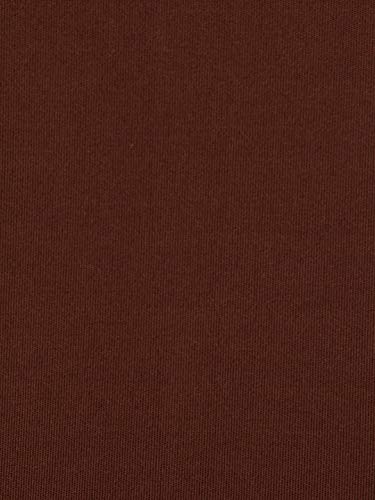 Image of Cortina Dining Chair Slipcovers | Protection Chair Covers | Plain, Removable, Washable | Universal Fit Super Soft Stretchy Polyester Spandex Fabric | Living Room, Kitchen, Party | Pack of 1, Brown