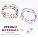 AICase for Harry Styles Merch Gifts Inspired Bracelets 5 Pcs Stackable Stretch Beaded Friendship Bracelets Concert Outfit Vinyl Poster Sticker Merchandise Gifts for Fans Women Birthday Christmas