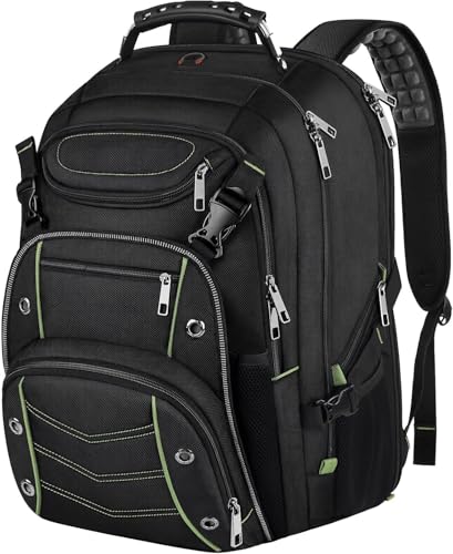 Image of VECKUSON 18.4 Laptop Backpack for Men, 55L Extra Large Gaming Laptops Backpack,TSA Friendly Flight Approved and RFID Anti-Theft Pocket