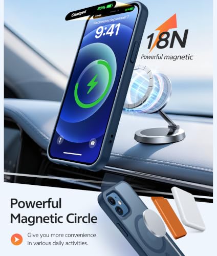 Image of FNTCASE for iPhone 12 / 12 Pro Case, with Screen Protector, Fit for Magsafe