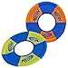 Nerf Dog Trackshot Toss and Tug Ring Outdoor Dog Toy 2 Pack, 9 Inch Dog Tug and Fetch Toy, for Medium and Large Breeds, Blue/Orange/Green