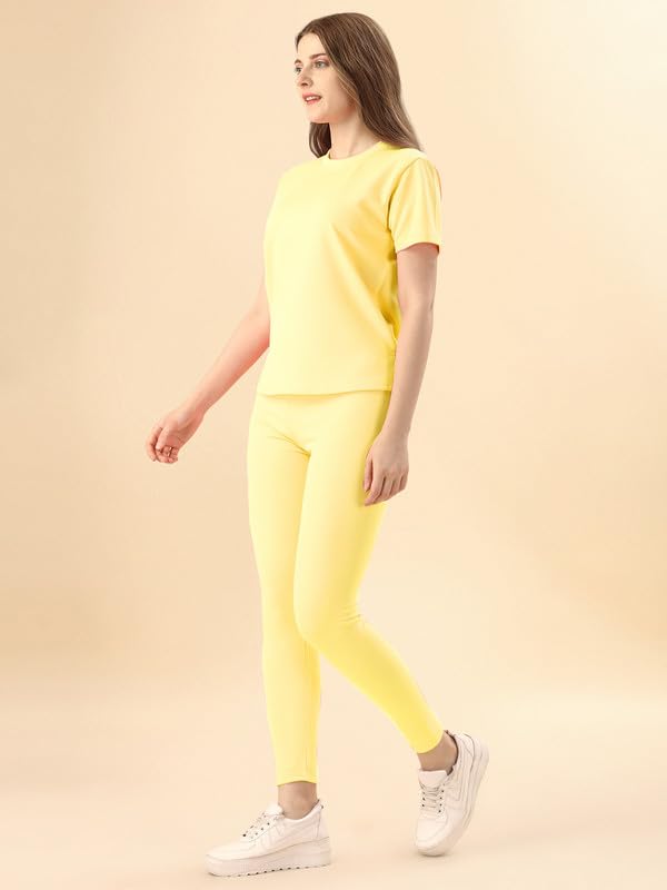 Image of DTR FASHION Cotton Blend Styled With Solid Lining Tracksuit | Co-ord Set For Women| Active Wear Suit Set For Women