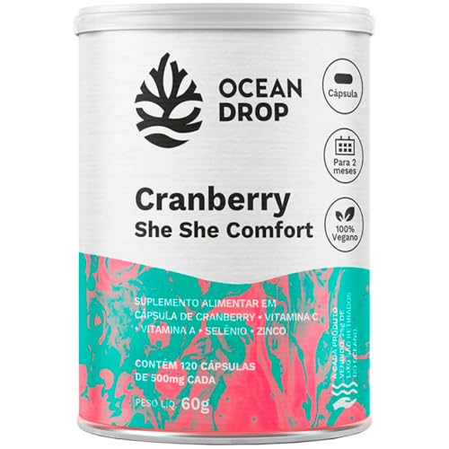 Cranberry Ocean Drop She She Comfort 120 cápsulas de 500mg