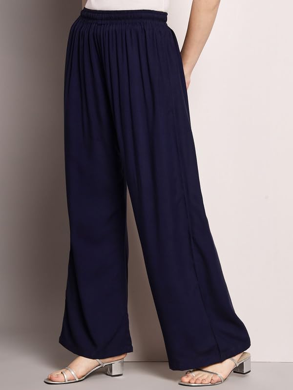 Image of Soft Colors Women Regular Fit Pocket Palazzo