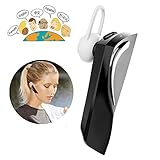 Diseño inalámbrico en la oreja: aspecto novedoso y cómodo uso. Mini y compacto, sin alambre desordenado y fácil de usar, estable y cómodo para conducir, correr, viajar, y otras actividades de interior o al aire libre..