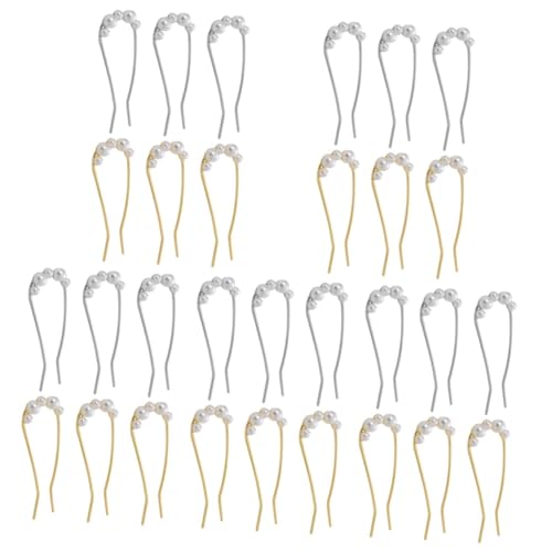 Épingles à cheveux U en perles accessoires de coiffure féminines raffinées