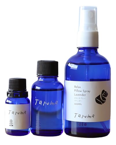 Taroma ラベンダーリラックス全身ケア 3点セット エッセンシャルオイル ボディマッサージオイル ピロースプレー マッサージ ボディ オイル セット ラベンダー油 天然素材 アロマ ギフト 贈り物 株式会社MAE F6T-857