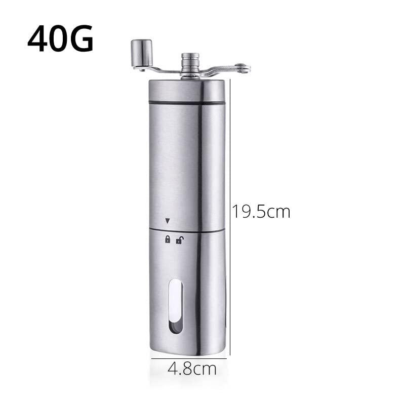 XinQt Manuelle Kaffeemühlen - verstellbare Kaffeebohnenmühlen, Brauschleifmaschinen for Büro Home, Reisen, Camping und… – Bild 3