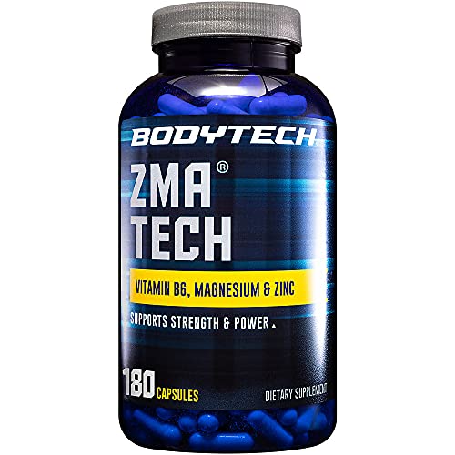 BodyTech ZMA Tech 2500MG (Zinc Magnesium Aspartate) with Vitamin B6, Magnesium Zinc (180 Capsules) BodyTech ZMA Tech 2500MG (Zinc Magnesium Aspartate) with Vitamin B6, Magnesium Zinc (180 Capsules)