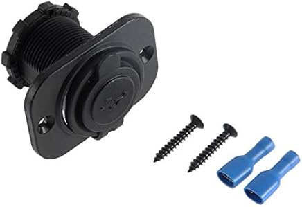 Appearanice Negro Durable 12 V Dual USB Coche Motocicleta Cigarrillo Encendedor Socket Splitter Adaptador de Corriente Toma de Corriente Cargador de tel?fono m?vil