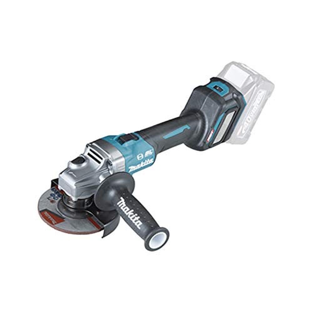 Makita GA023GZ 40V Max Li-ion XGT 125mm Brushless Angle Grinder - Batteries and Charger Not Included, Blue