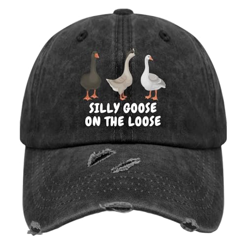 Image of Funny Silly Goose Hat Silly Goosee On The Loose Hat for Women Dad Hats Funny Hats