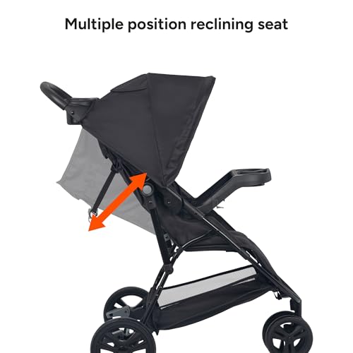 Baby Trend Venture 3-Wheel Stroller Travel System, Dash Black - image 2