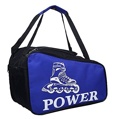 Trendway Unisex Quad Roller Skates Sports Bag & Travel Bag for Men/Women/Kids/Boys/Girls-Medium Size (Blue Color)-image-45