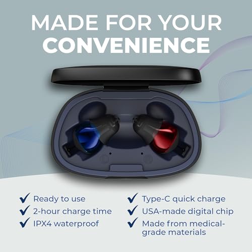 LINNER-Saturn-OTC-Hearing-Aids-for-Senior-Adult-Rechargeable-Hearing-Amplifiers-with-Comfort-Design-Noise-Cancellation-for-Aid-Assist-Hearing-Discreet-Nearly-Invisible-In-Ear-DeviceBlack