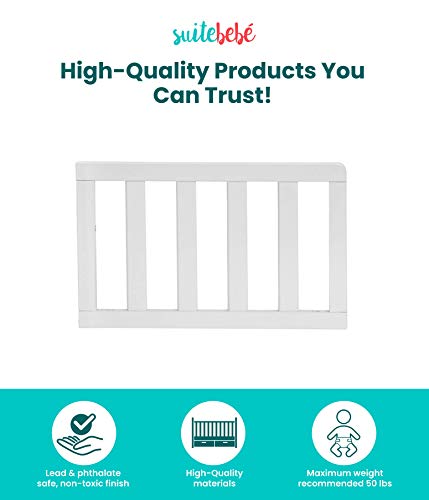 Image of Suite Bebe Riley Toddler Guard Rail, Coral