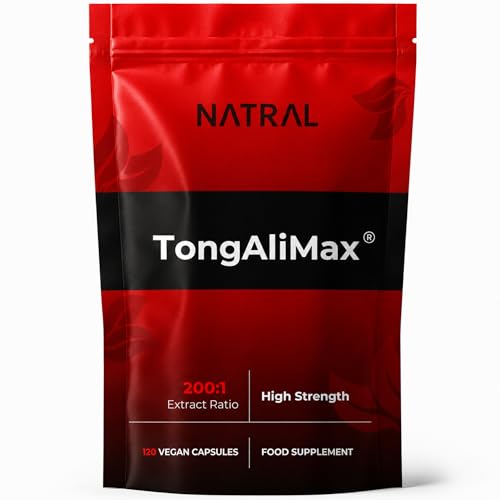 TongAliMax 120 Capsules - 100% Pure Root Extract Only - No Additives or Fillers - Promotes Vitality and Natural Energy