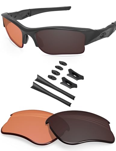 Image of BLAZERBUCK Replacement Lenses & Sock Kit for Oakley Flak Jacket XLJ Sunglass
