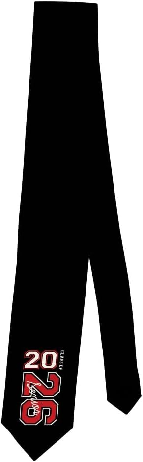 ThisWear Class of 2026 Senior Word Art Novelty Necktie
