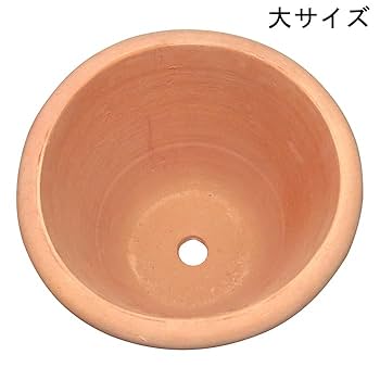 素焼きのような丸形鉢 台座付き 素焼きのような丸形鉢 台座付き 素焼きのような丸形鉢