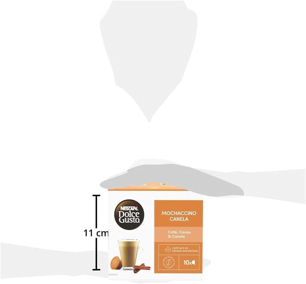 Café em Cápsula NESCAFÉ DOLCE GUSTO Mochaccino Canela 10 Cápsulas