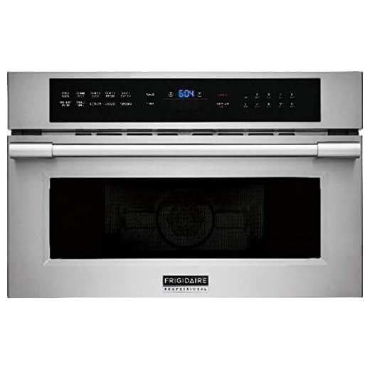FRIGIDAIRE FPMO3077TF Professional 30'' Built-in Convection Microwave Oven with Drop-Down Door, Stainless Steel