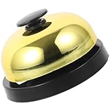 VINTORKY レトロデザイン卓上呼び鈴 メタル製レストランハンドベル 介護用呼び出しベル 高齢者 病床向け簡単操作音響ベル ダイニングテーブ