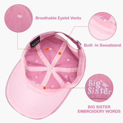 Cute Embroidered Baseball Cap for Kids Age 3-8, Funny Adjustable Cotton Embroidery Hat for Boys Girls4