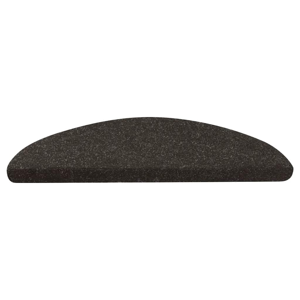 Tidyard Tapis d'escalier Auto-adhésifs 30 pcs Noir 56x17x3 cm, Tapis Escalier Tapis de Sécurité pour Sol Protection, Aînés et Animaux Style B