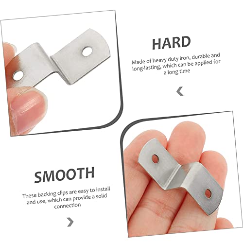 TA-VIGOR Metal Z Shape Photo Picture Frame Braces Brackets with Screws 30mm x 13mm x 6mm - Set of 10, Silver, 10Pcs-30mm x 13mm x 7mm - Image 3