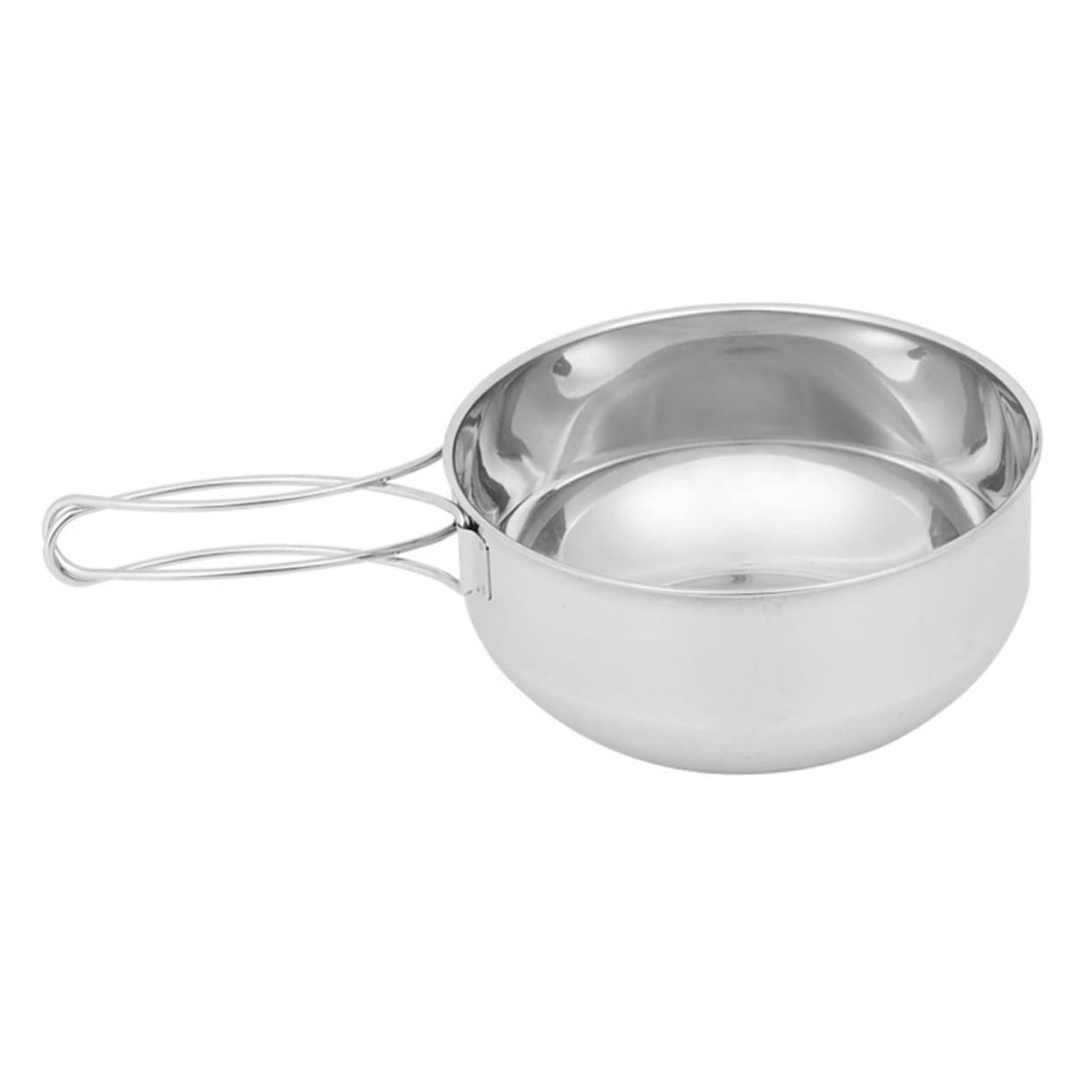 NAMOARLY Camping Cooking Kit 1pc Stainless Steel Pot Bowl Set Portable Cooking Supplies for Outdoor Activities