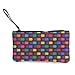 Produktbild Flyup Frauen und Mädchen Bunte Formen Canvas Coin Purse Zipper Pouch Wallet für Kosmetiktasche Bank Auto Passport Coin