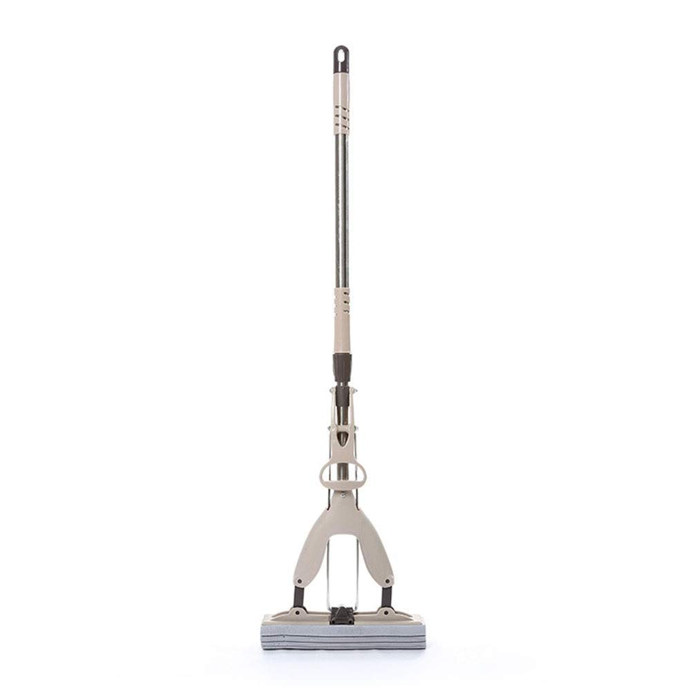 Trapeador Trapeador de Esponja con recambios absorbentes Fácil de Limpiar para la Cocina del hogar Madera Dura Madera laminada Azulejos de cerámica Limpieza de Pisos Trapeador y CU