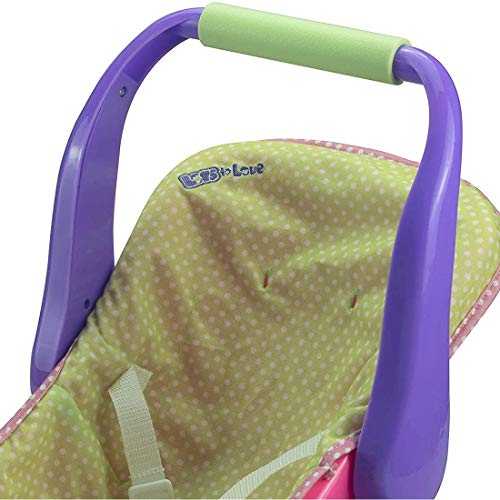 image for JC TOYS ADJUSTABLE CARRIER – Converts from Rocking Baby Carrier to F