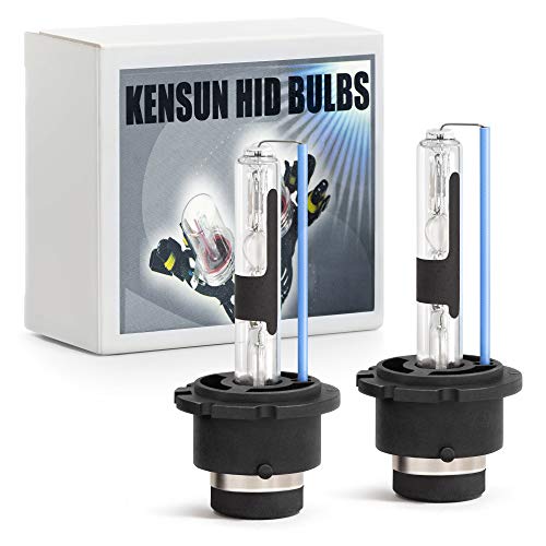 Image of Premium HID Xenon Low Beam Headlight Replacement Bulbs - by Kensun - (Pack of two bulbs) - D2R - 3000K