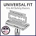 ABS American Beauty Supply Double Edge Safety Razor Blades Sampler Pack for Men-Includes 4 Top Global Brands: Personna Dorco Astra Derby-Comfortable Shaving –Fits All Double Edge Safety Razors (50)