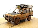 Scala: 1/43 Almost Real ALM 410411 - LAN. Rov. Discovery 5-Door Camel Trophy Kalimantan 1996 Dirty Version - Scala 1/43 - Modello da Collezione