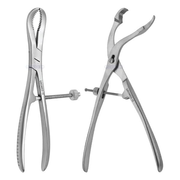Gromed Bone Holding Forceps, Self Centering 8"/20cm + Reduction 8"/20cm, Combo Set of 2- SS Ortho Surgical Instruments (B0CM63JSVH) Amazon Price History, Amazon Price Tracker