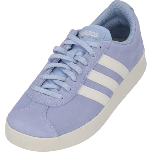 Image of adidas Women Suede VL Court 2.0 Skateboarding Shoe BLUDAW /Owhite /BLUDAW (UK-8)