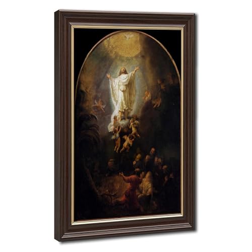 Rembrandt Impression sur toile l'Ascension cadre à suspendre 61 x 91,4 cm