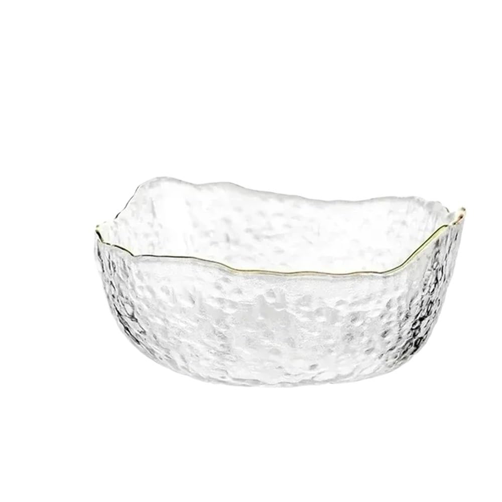 Tazón grande de vidrio multifuncional Tazón de vidrio for mezclar Tazón de almacenamiento de vidrio Fácil de limpiar Durable y adecuado for preparar ingredientes Sostener frutas y mezclar ensaladas Ma