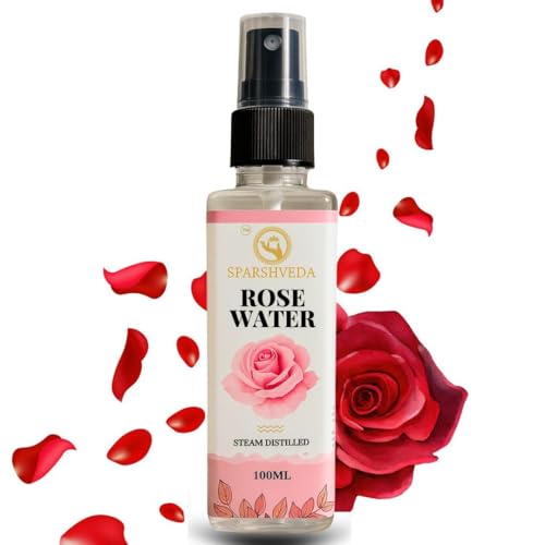 Image of Rose Water Herbal Skin Toner - Hydrating & Refreshing | Balances pH | Fights Acne | Gentle for All Skin Types | No Paraben | Alcohol Free | 100 ml | For All Skin Types