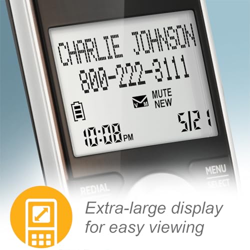 Image of AT&T CL82407 DECT 6.0 4-Handset Cordless Phone with Smart Call Blocker, Answering Machine, Caller ID Announce, Long Range, Expandable, Silver /Black