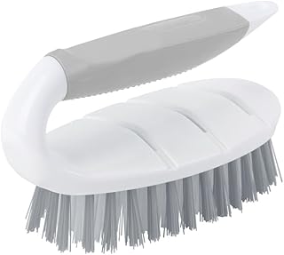 Royalford CleanTech Multipurpose Brush with Gripped Handle RF12844 Scrubbing Brush with Handle Small Cleaning Brushes Cleaning Tools for Household