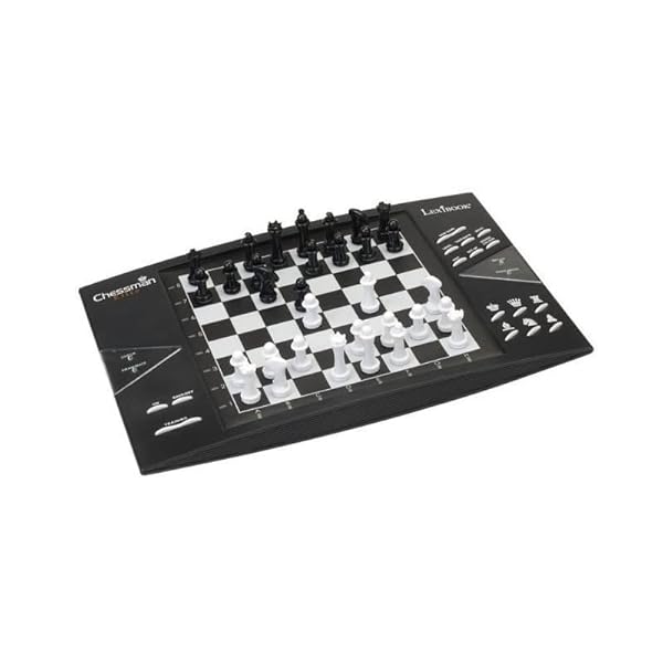 Lexibook, Chessman® Elite, Interactive Electronic Chess Game +, 64 Levels of Difficulty, LEDs, Family Child Board Game, Black/White, CG1300 by LEXiBOOK - Image 4